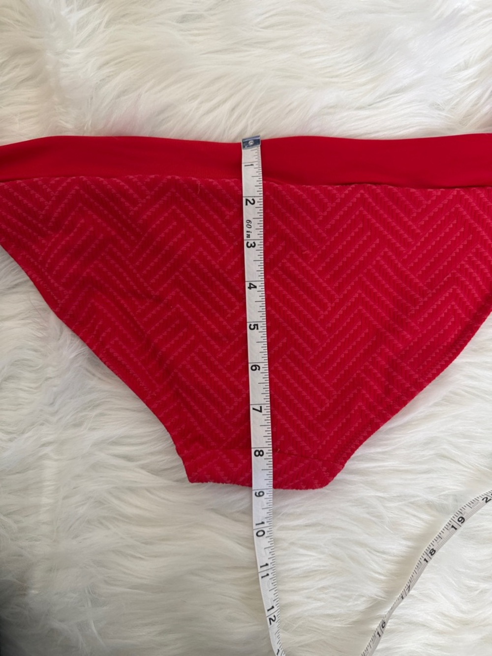aerie Red Bikini Bottoms with Side Ties Size Medium - Picture 4 of 4